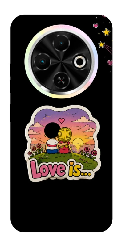 Чехол на TECNO Spark 30C Love is ver.5 фото 1 из 1