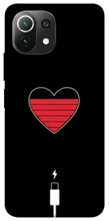 Чехол на Xiaomi Mi 11 Lite Charge your heart фото 1 из 1