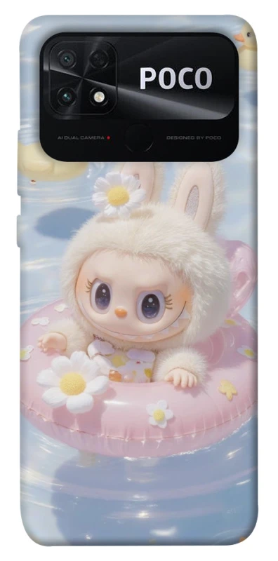 Чохол на Xiaomi Poco C40 Labubu swimming фото 1 з 1