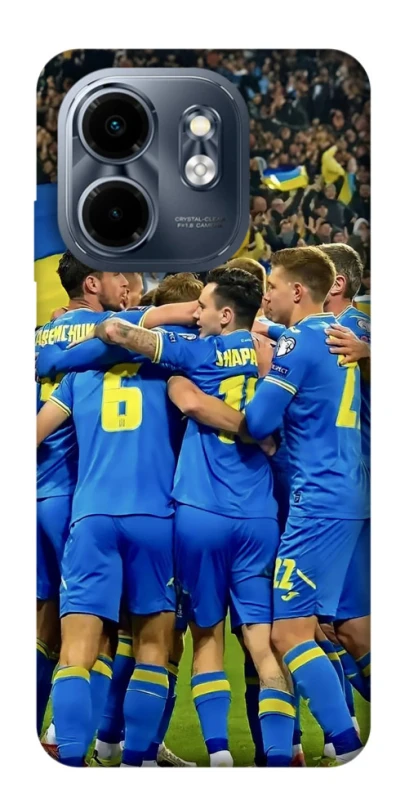 Чехол на Infinix Smart 9 4G / Hot 50i Сборная Украины v3 фото 1 из 1