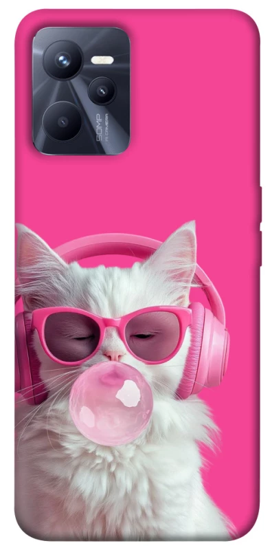 Чехол на Realme C35 Pink kitty фото 1 из 1