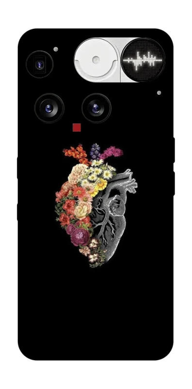 Чохол на Nothing Phone (3) Heart with flowers фото 1 з 1