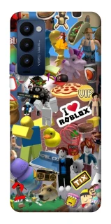 Чехол на TECNO Camon 18 Pro Roblox collage ver.5 фото 1 из 1
