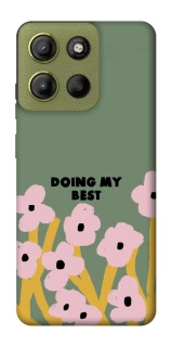 Чехол на Motorola Moto G15 4G Doing my best фото 1 из 1