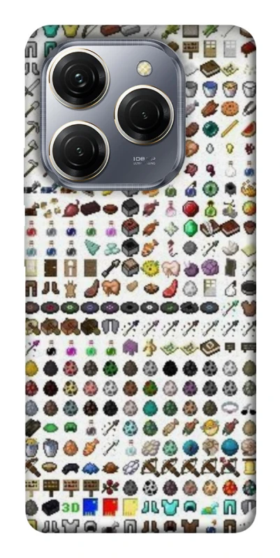 Чохол на TECNO Spark 20 Pro Minecraft v2 фото 1 з 1