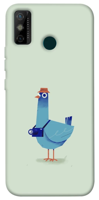 Чохол на TECNO Spark 6 Go Голуб-детектив фото 1 з 1