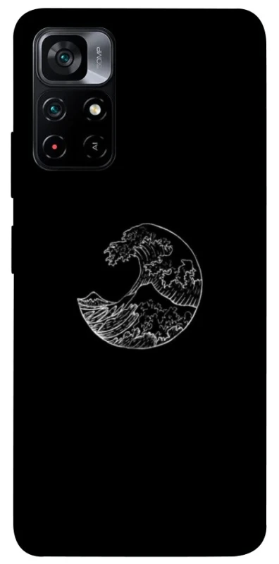 Чохол на Xiaomi Poco M4 Pro 5G Black tsunami фото 1 з 1