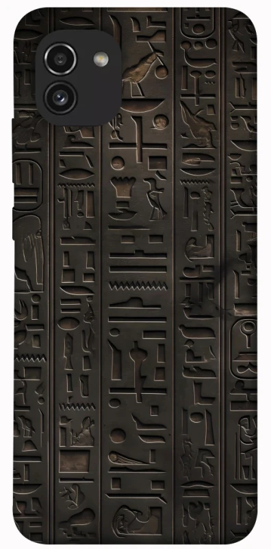 Чохол на Samsung Galaxy A03 Hieroglyphs фото 1 з 1