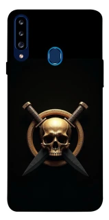 Чехол на Samsung Galaxy A20s Golden Skull фото 1 из 1