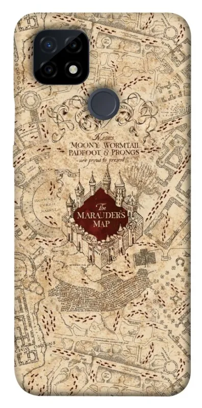 Чохол на Realme C21 Marauders map фото 1 з 1