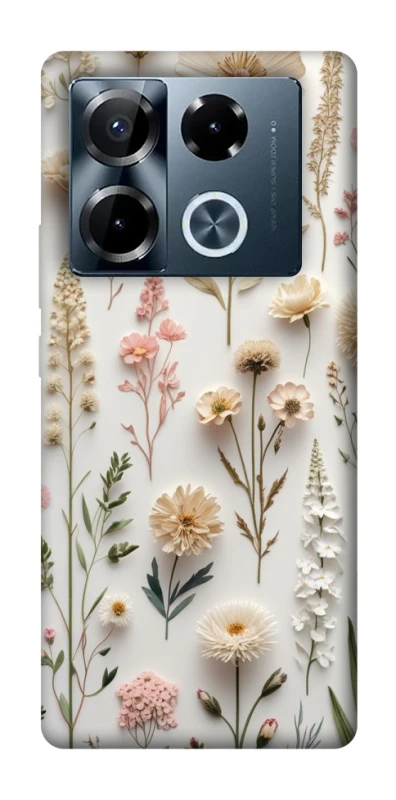 Чохол на Infinix Note 40 Pro 4G Floral design ver.1 фото 1 з 1