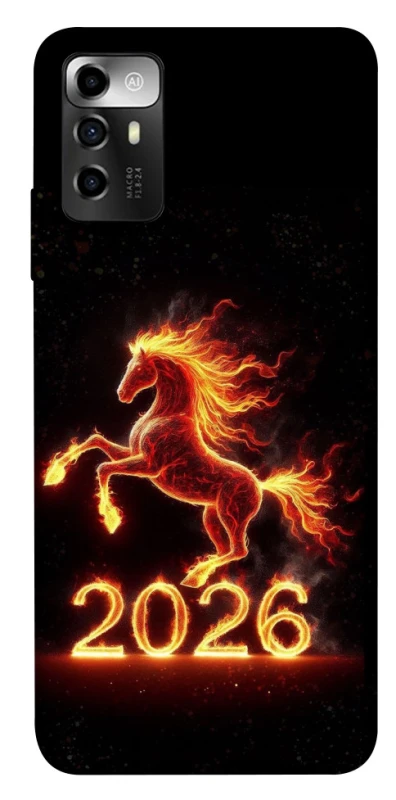 Чохол на ZTE Blade V40 Vita Red Fire Horse ver.1 фото 1 з 1