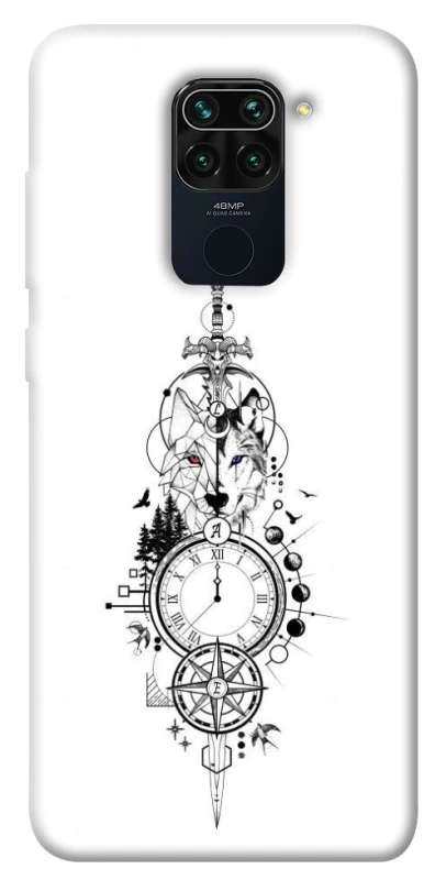 Чехол на Xiaomi Redmi Note 9 / Redmi 10X Tattoo ver.8 фото 1 из 1