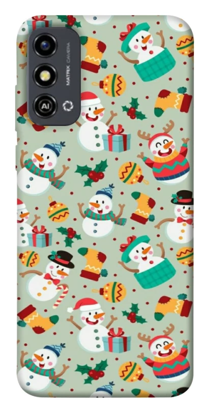 Чехол на ZTE Blade A53 Новогодний v2 фото 1 из 1