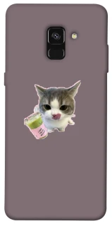 Чохол на Samsung A530 Galaxy A8 (2018) cat matcha фото 1 з 1