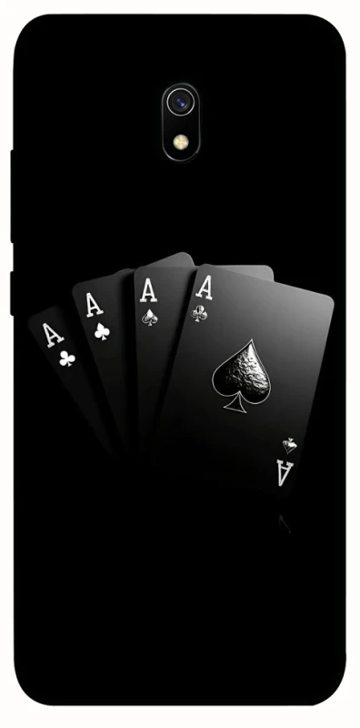 Чохол на Xiaomi Redmi 8a Black Cards фото 1 з 1