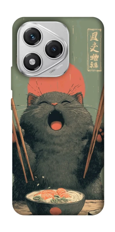 Чехол на Honor 400 Lite Hungry Cat фото 1 из 1