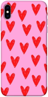 Чехол на Apple iPhone X (5.8") Red hearts 2 фото 1 из 1