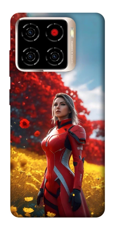 Чохол на ZTE Blade A56 Cyber space girl ver.5 фото 1 з 1