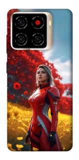 Чохол на ZTE Blade A56 Cyber space girl ver.5 фото 1 з 1