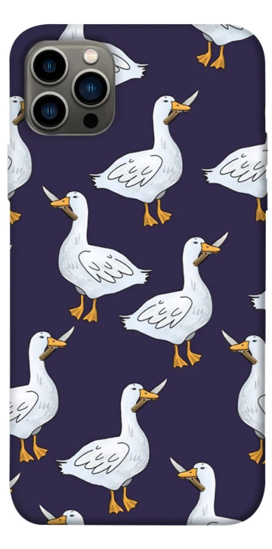 Чохол на Apple iPhone 12 Pro (6.1") Гуси з претензією фото 1 з 1