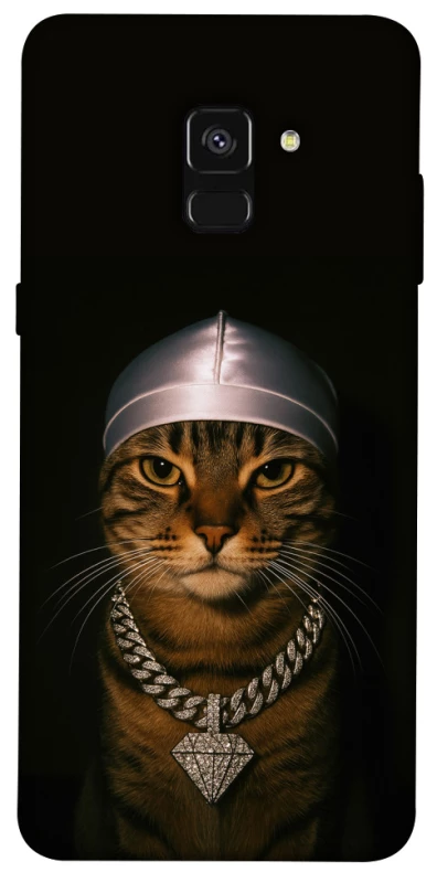 Чехол на Samsung A530 Galaxy A8 (2018) Cat in Bling фото 1 из 1