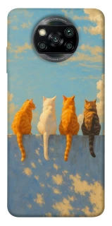Чехол на Xiaomi Poco X3 NFC / Poco X3 Pro cats on wall фото 1 Чехол на Xiaomi Poco X3 NFC / Poco X3 Pro cats on wall фото 1 из 1
