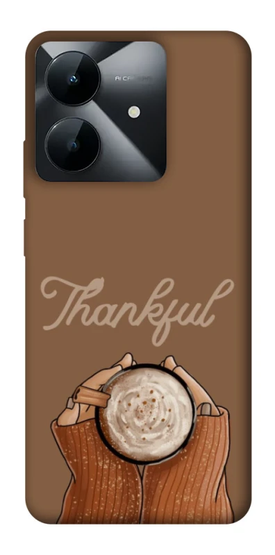 Чохол на Realme Note 60x Thankful coffee фото 1 з 1