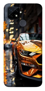 Чохол на Realme C25Y Golden sports car фото 1 з 1
