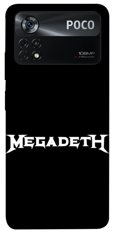Чохол на Xiaomi Poco X4 Pro 5G Megadeth logo фото 1 з 1