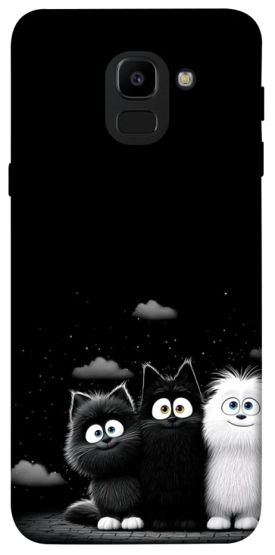 Чохол на Samsung J600F Galaxy J6 (2018) Three Cats фото 1 з 1