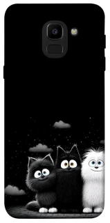 Чохол на Samsung J600F Galaxy J6 (2018) Three Cats фото 1 з 1