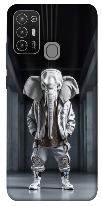Чехол на ZTE Blade A52 Слон v2 фото 1 из 1