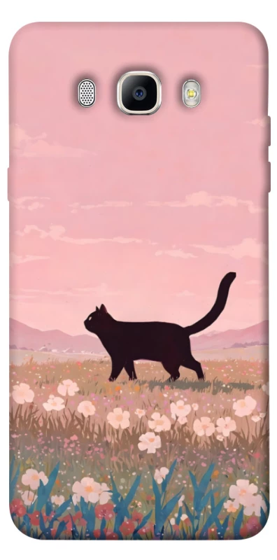 Чохол на Samsung J710F Galaxy J7 (2016) cat on a field фото 1 з 1