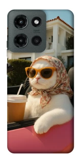 Чехол на Motorola Moto G Power (2025) Stylish Cat Cruise фото 1 Чехол на Motorola Moto G Power (2025) Stylish Cat Cruise фото 1 из 1