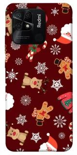 Чохол на Xiaomi Redmi 10C Новорічний v6 фото 1 з 1