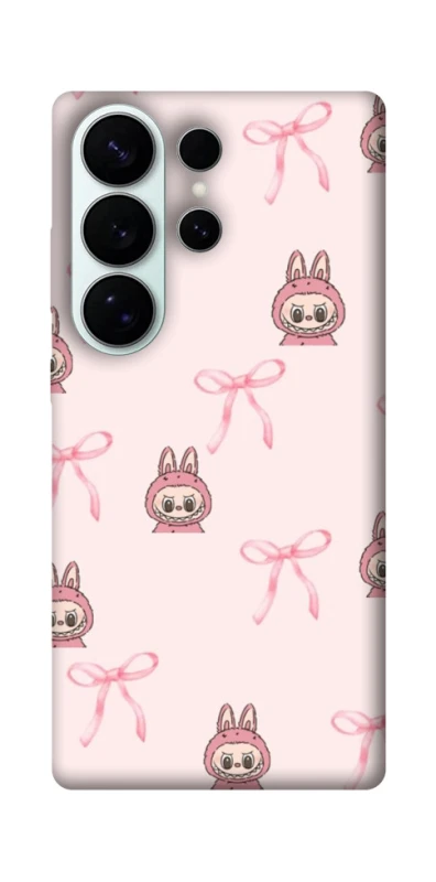 Чехол на Samsung Galaxy S26 Pro Pink bows and Labubus фото 1 из 1