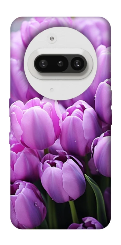 Чохол на Nothing Phone (3a) Фіолетові тюльпани фото 1 з 1