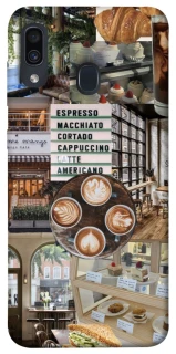 Чохол на Samsung Galaxy A20 / A30 Coffee collage ver.5 фото 1 з 1