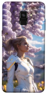 Чехол на Samsung A530 Galaxy A8 (2018) Cyber space girl ver.1 фото 1 из 1