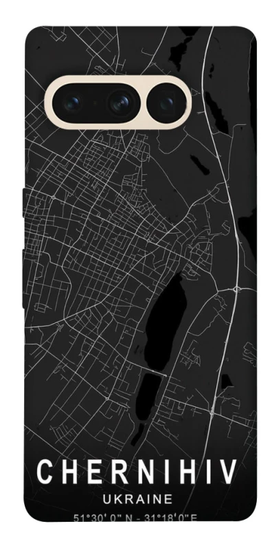 Чехол на Google Pixel 7 Pro Chernihiv map фото 1 из 1