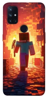 Чехол на OnePlus Nord N10 5G Minecraft adventure фото 1 из 1