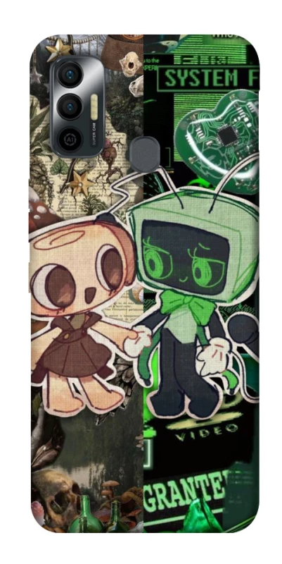 Чехол на TECNO Spark 7 Dandy World Shelly Art фото 1 из 1