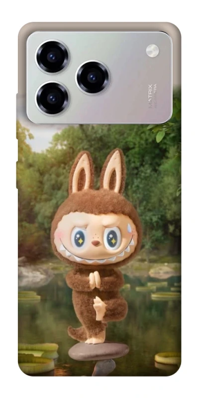 Чохол на ZTE Blade A76 Labubu Yoga фото 1 з 1