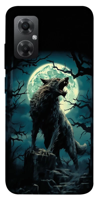 Чохол на Xiaomi Redmi Note 11R Вовк під місяцем фото 1 з 1