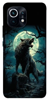 Чохол на Xiaomi Mi 11 Вовк під місяцем фото 1 з 1