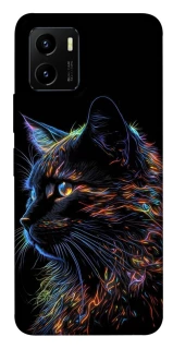 Чохол на Vivo Y15s Чорний кіт фото 1 з 1