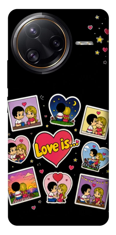 Чохол на Xiaomi Poco F7 Pro Love is ver.2 фото 1 з 1