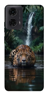 Чехол на Motorola Moto G24 Leopard in water фото 1 из 1
