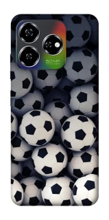 Чехол на ZTE Nubia V60 Футбольные мячи фото 1 из 1
